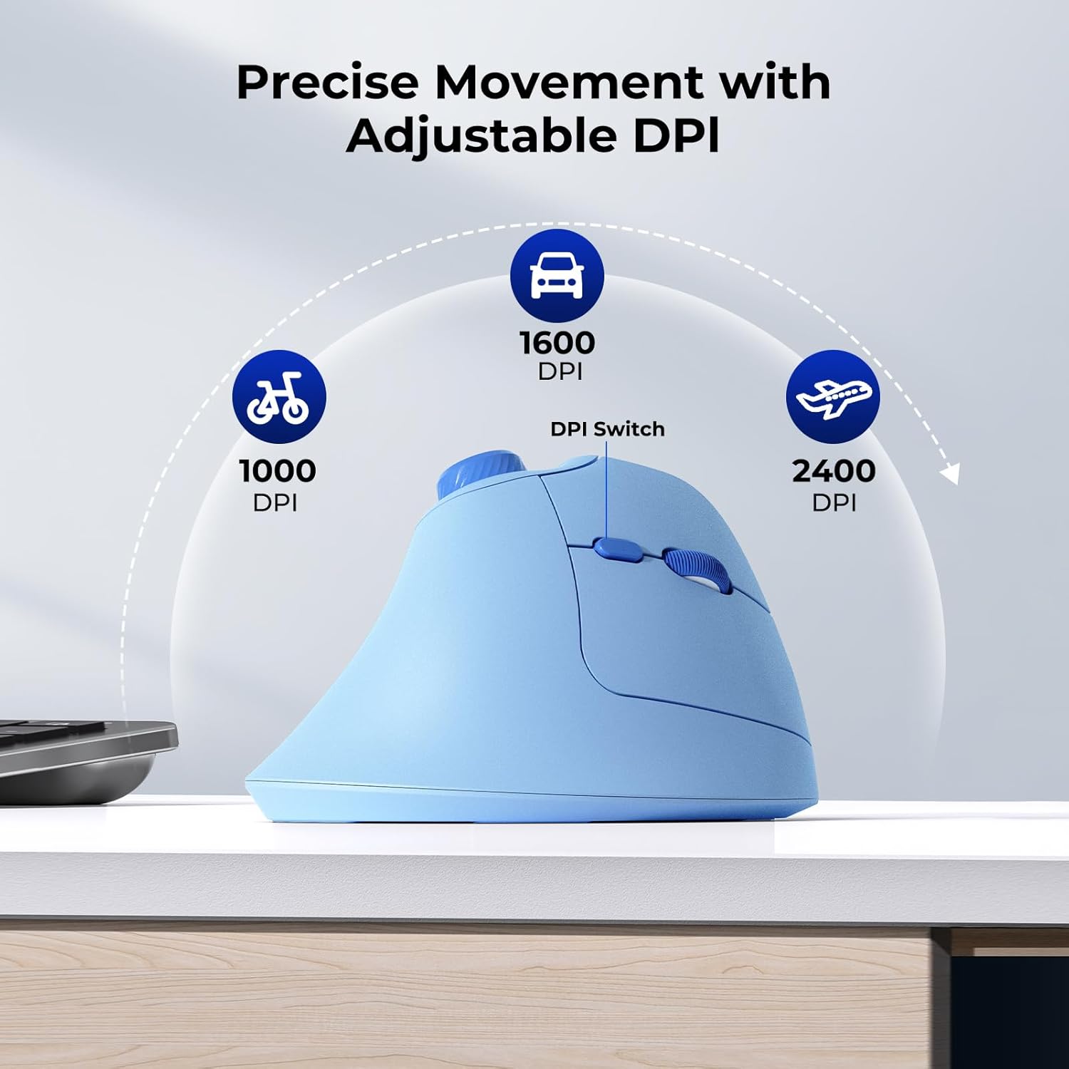 SmartErgo Rechargeable Vertical Mouse