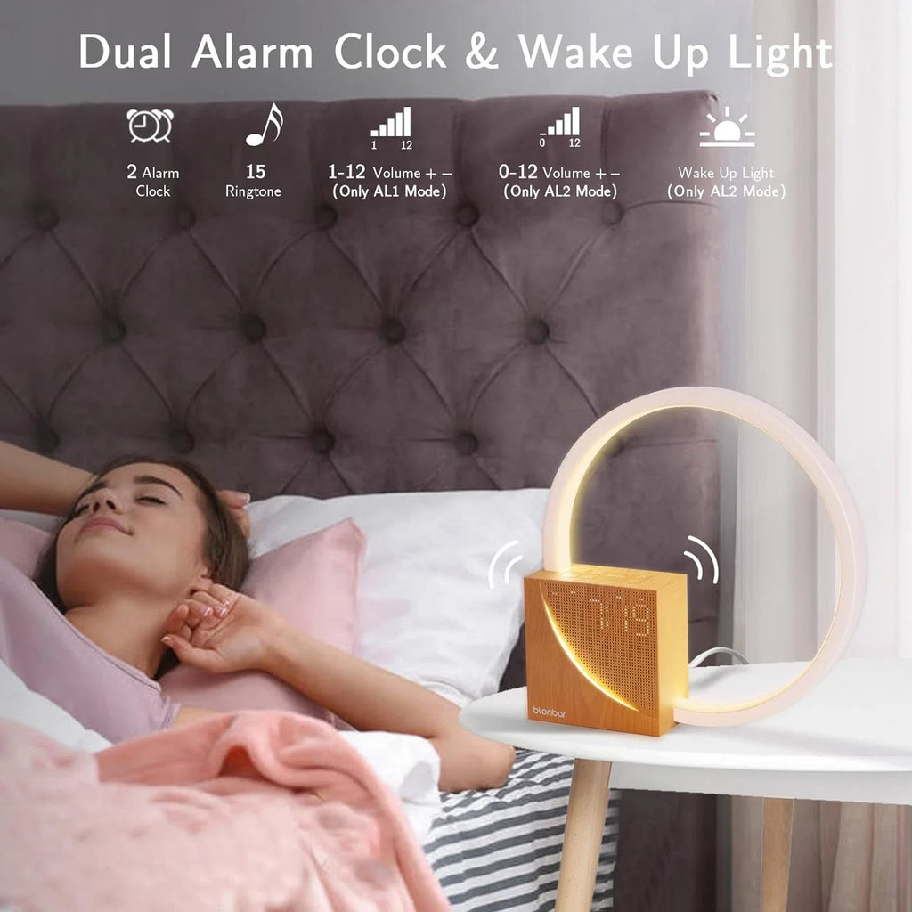 Bedside Lamp, Wake-Up Light,Touch Lamps Bedside with 10W USB Charging 10